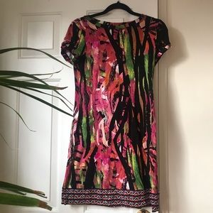 Calvin Klein fun printed shift dress
